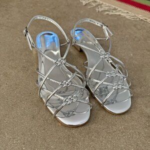 Doen Corsica Sandal in Silver |  Size US 6.5/EU 37